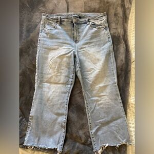 AE kick boot crop jeans